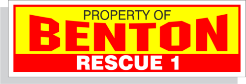 1" x 3" Reflective Equipment Markers