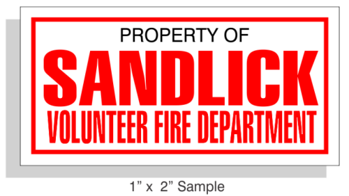 1" x 2" Reflective Equipment Markers